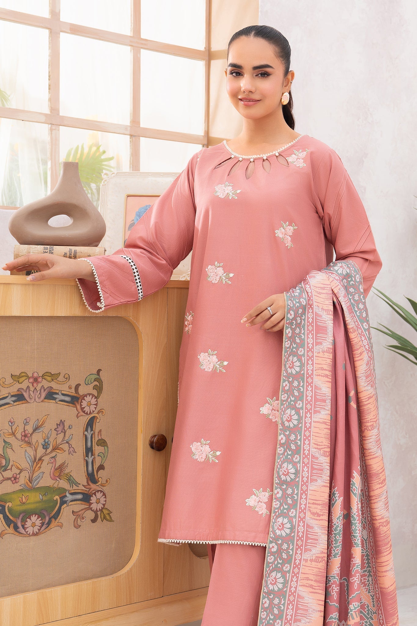 Winter Basics by Panache Apparel Stitched Collection-Petal Frost