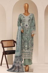 Signature By Sada Bahar Stitched 3 Piece Festive Emb Lawn Limited Edition Suit-EMB-1183-MINT