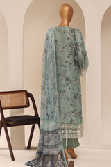 Signature By Sada Bahar Stitched 3 Piece Festive Emb Lawn Limited Edition Suit-EMB-1183-MINT