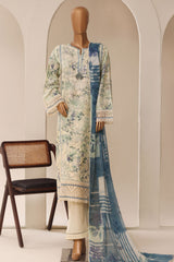 Signature By Sada Bahar Stitched 3 Piece Festive Emb Lawn Limited Edition Suit-EMB-1185-ANGURI