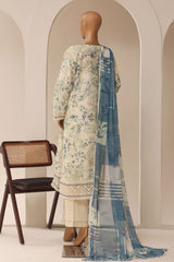 Signature By Sada Bahar Stitched 3 Piece Festive Emb Lawn Limited Edition Suit-EMB-1185-ANGURI