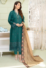 Baad e Baharaan By Humdum Unstitched 3 Piece Emb Lawn Collection'2024-D-07