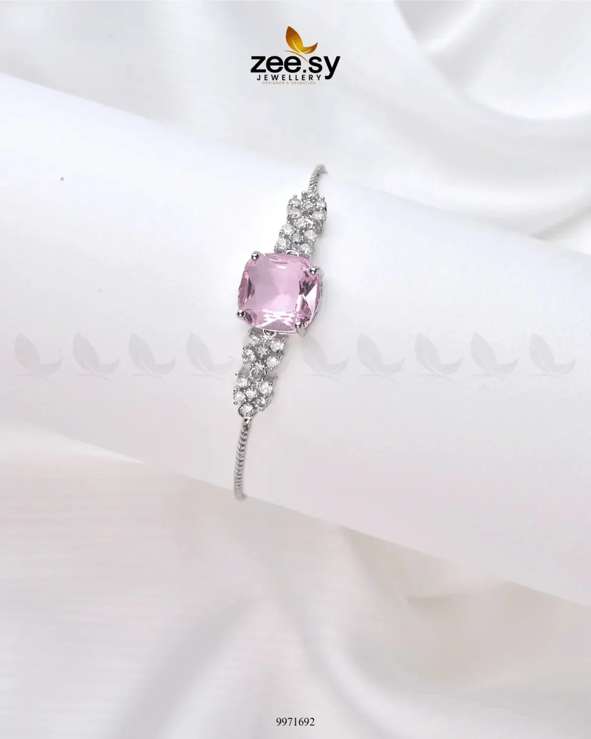 Morganite Bracelets Crsytal pink - Zeesy Jewellery