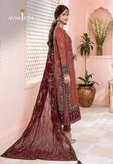 Asim Jofa Chandni '23 Ajcc-01 Designers Stitched Embroidered Raw Silk 3 Pcs