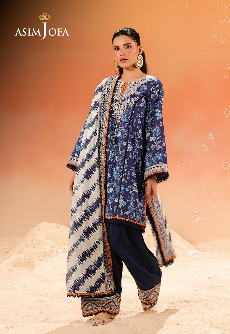 Rhapsody By Asim Jofa Unstitched 3 Piece Summer Collection'2025 Ajubu-23
