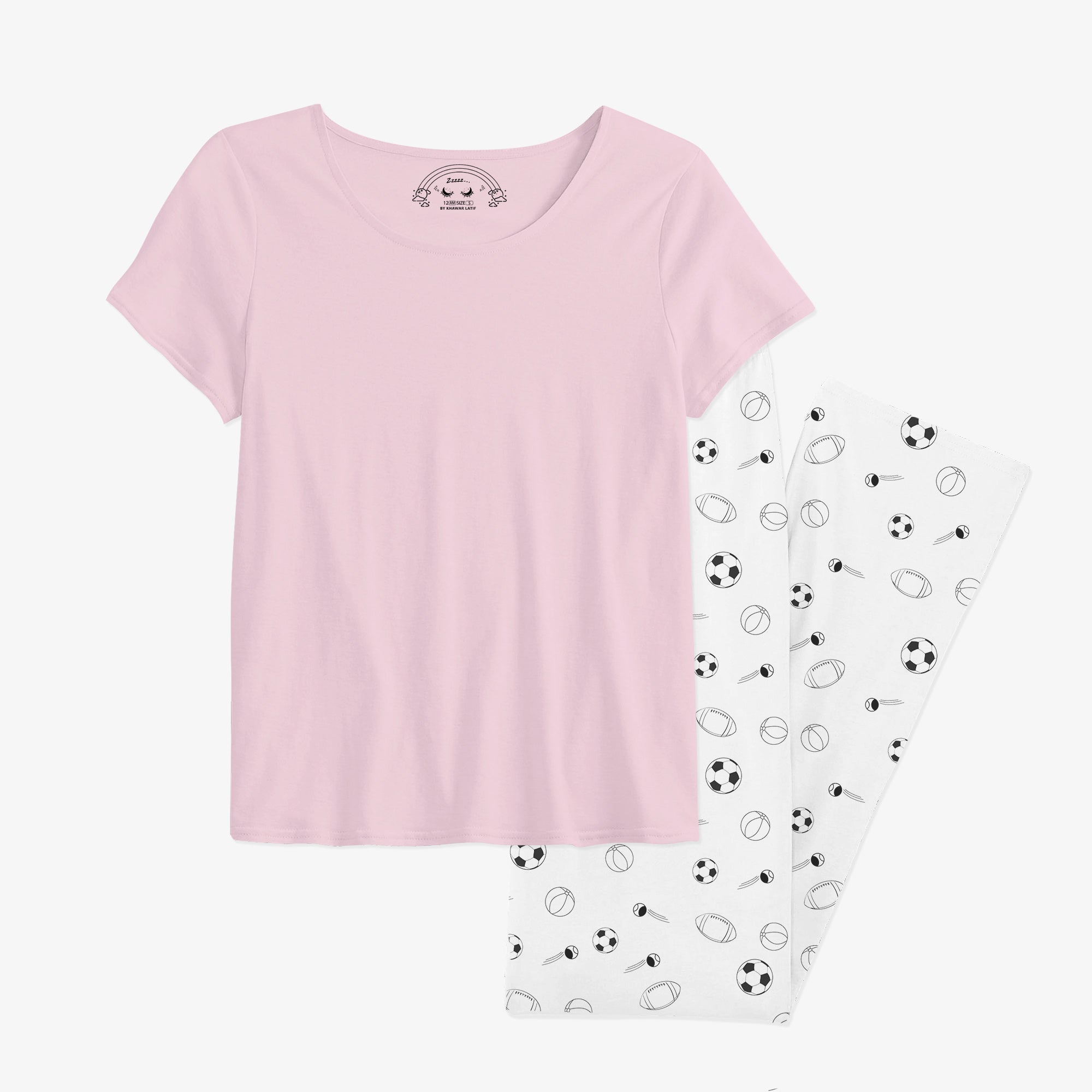 12 AM By Khawar Latif Sporty Trouser with Matching Tshirts