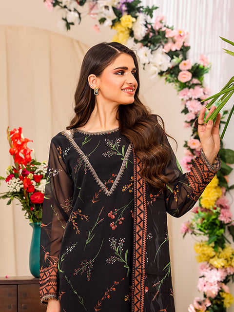 Rang E Bahar By Nazmina Formals Collection'2025-Brun Ébène (FR-776)