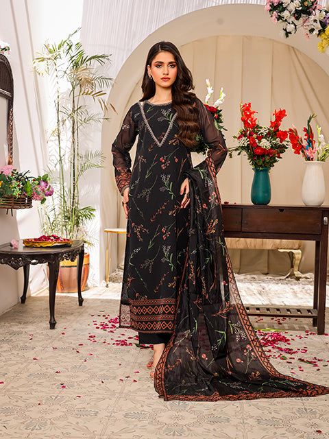 Rang E Bahar By Nazmina Formals Collection'2025-Brun Ébène (FR-776)