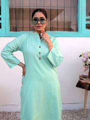 TNG Haniya Co-Ord Set (Aqua Marine/Collar) Collection'2024