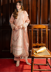 Meerak Stitched 3 Piece Emb Lawn Suit-Suela