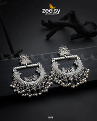Reverie Earrings Silver White - Zeesy Jewellery