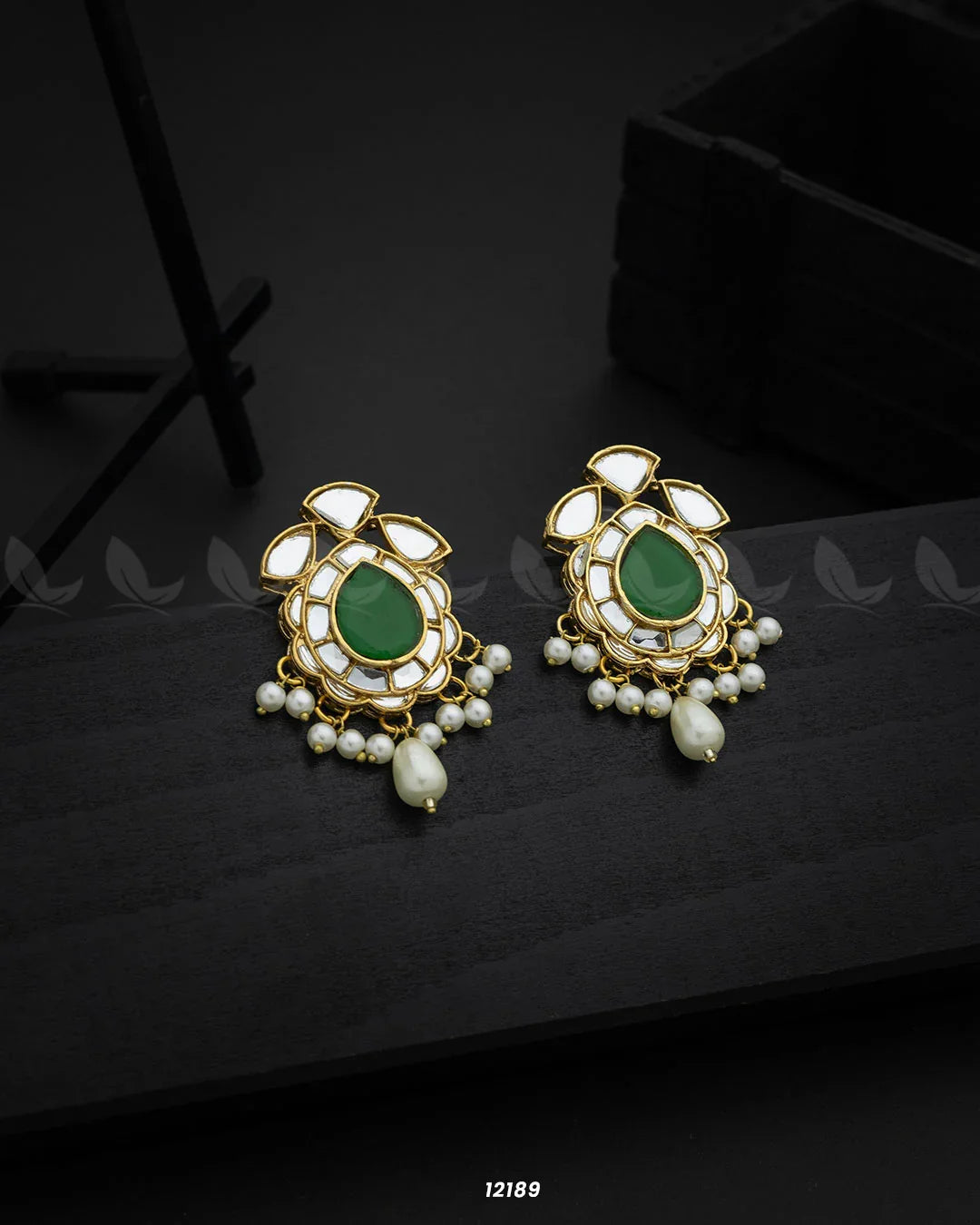 Nobie Earrings Green - Zeesy Jewellery