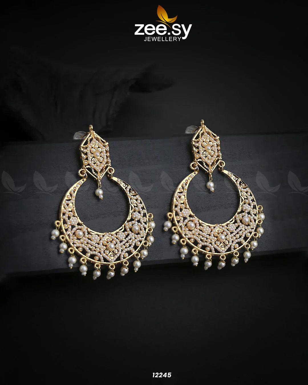 Armeena's Earrings Pearl - Zeesy Jewellery