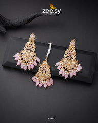 Sarah's Earrings Mint Pink - Zeesy Jewellery