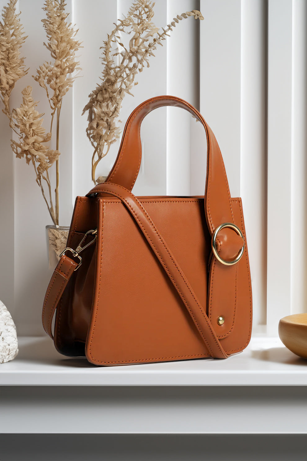 Fineur Handbag RingBloom - Brown