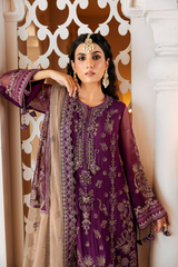 Zircon Vol 10 By Zebtan Unstitched 3 Piece Luxury Formals Suit-AFREEN ZQ-08