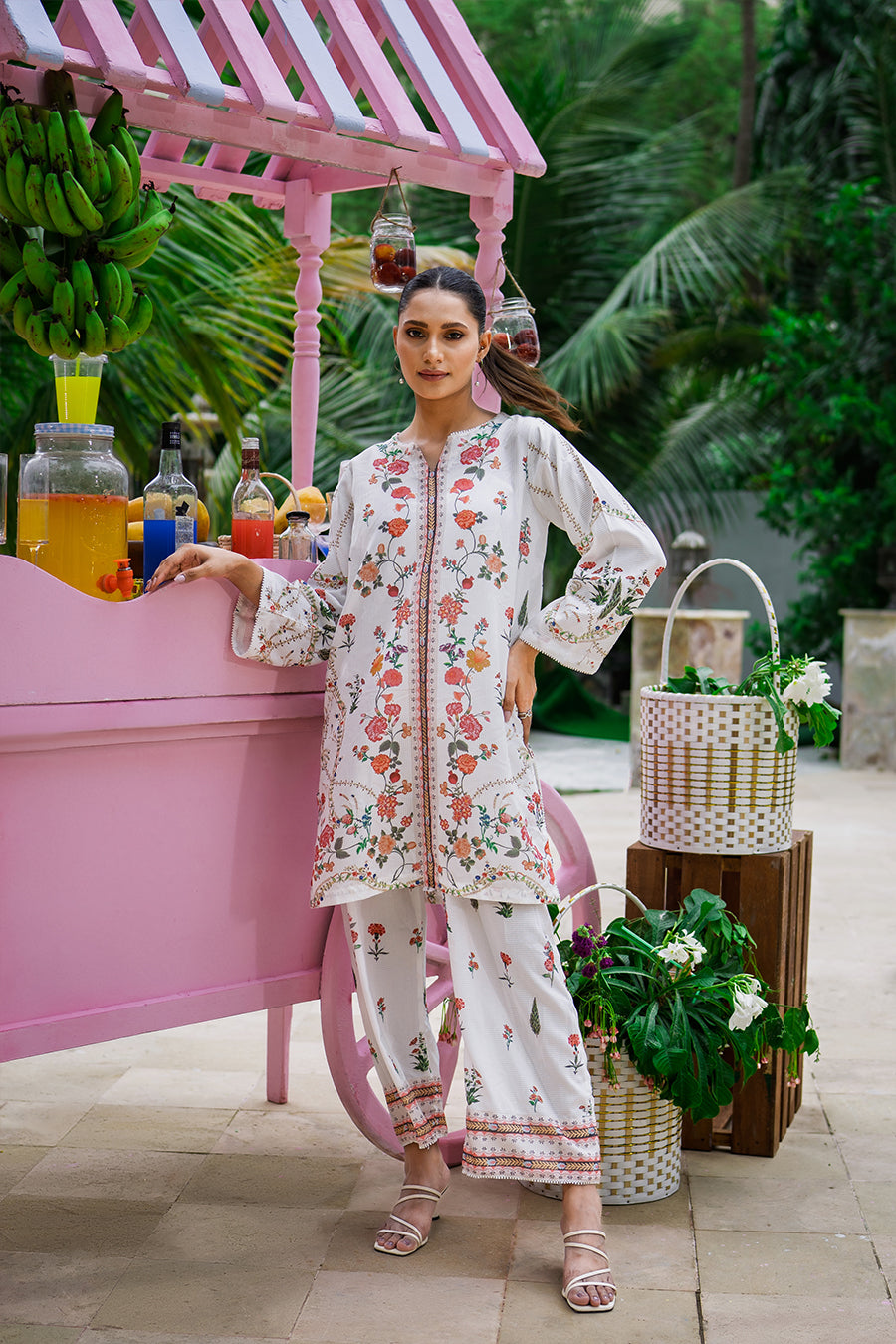 Sip N Style by Opole Stitched 2 Piece Summer Collection'2025-Rose Mojito