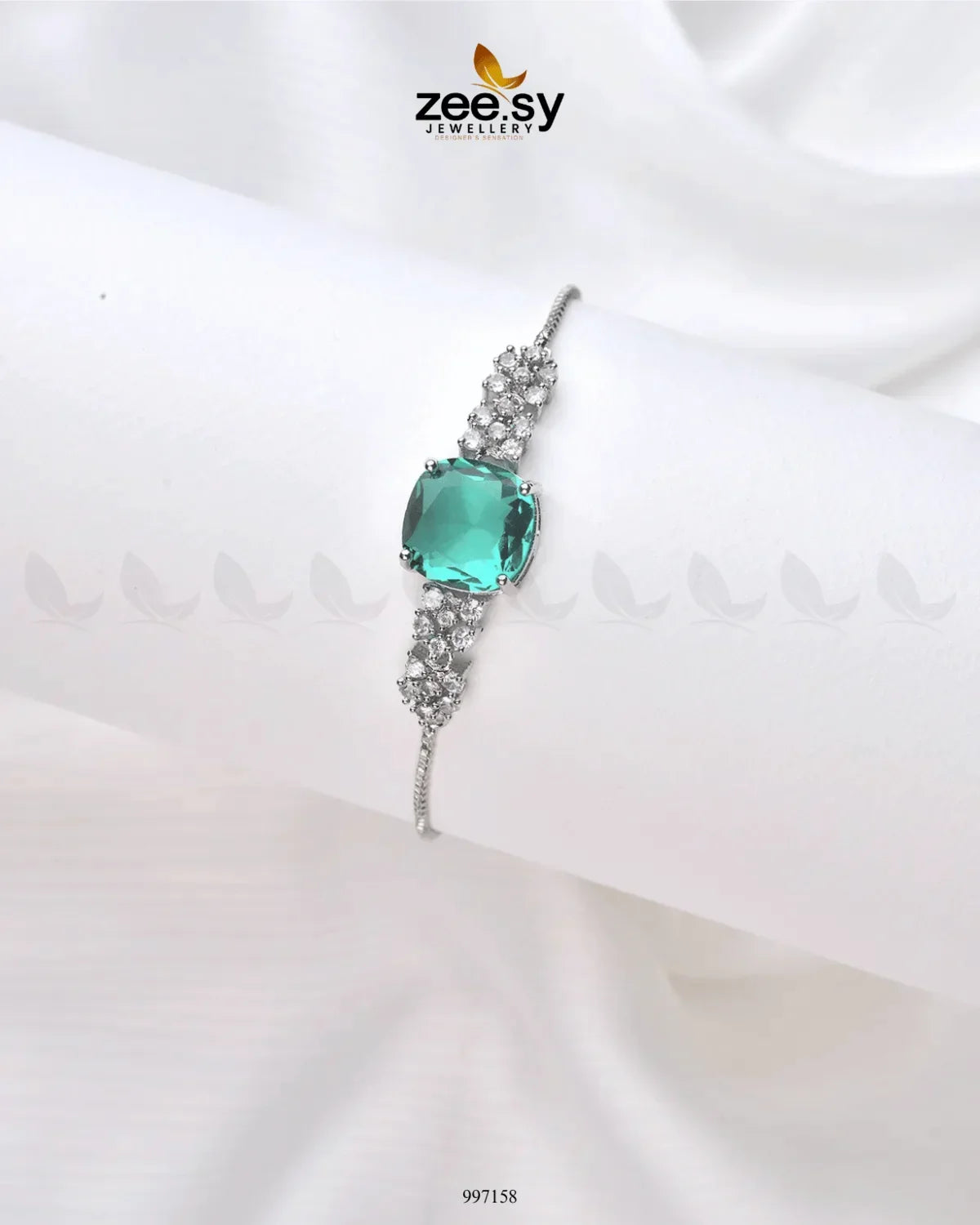 Morganite Bracelets Teal - Zeesy Jewellery