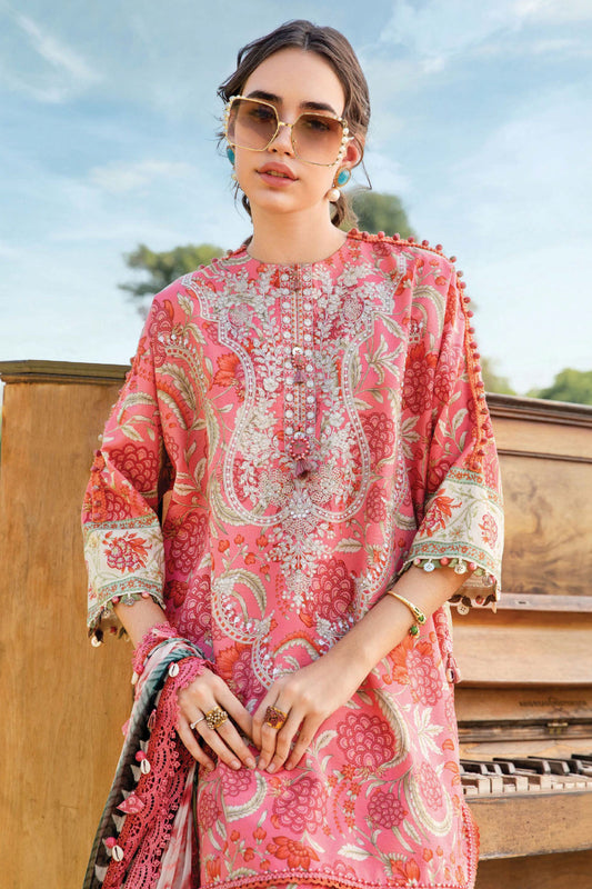 M.Prints By Maria B Unstitched 3 Piece Spring Summer Collection'2025-13-A