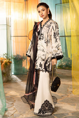 M.Basics By Maria B Unstitched 3 Piece Lawn Vol-01 Collection-13-B