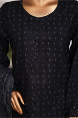 Khombi Stitched 3 Piece Luxury Cotton Collection'2025-134-IB-Ithan Black Arrow