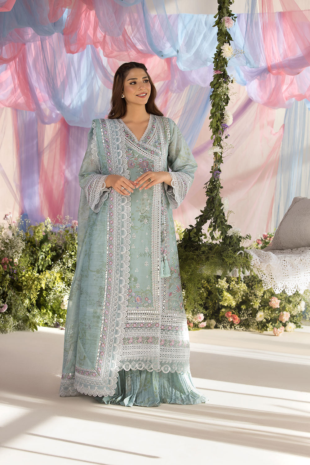 Sobia Nazir Unstitched 3 Piece Luxury Lawn Collection-D-13-A