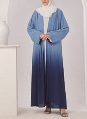 Hijab Ul Hareem Two Tone Navy Blue Gradient - 0122-R-1016