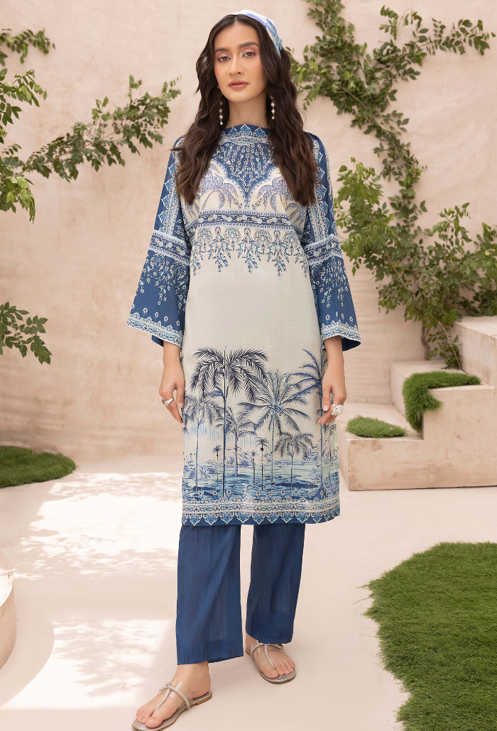 A La Mode By Humdum Unstitched 2 Piece Printed Lawn Vol-02 Collection'2024-D-09