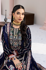 Andaz e Makhmal By Zebtan Unstitched 3 Piece Luxury Formals Suit-ZAM-11