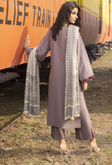 Rahgeer By Humdum Unstitched 3 Piece Emb Wool Winter Collection'2024-D-10