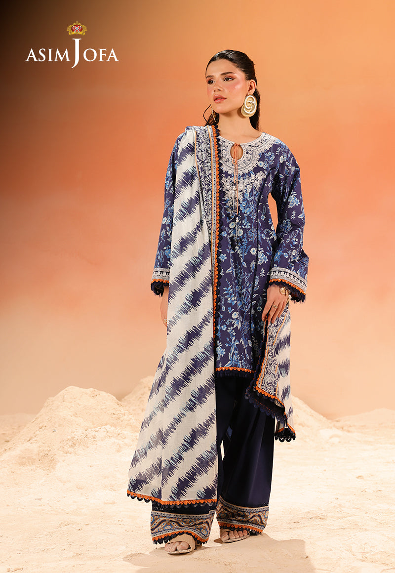 Rhapsody By Asim Jofa Unstitched 3 Piece Summer Collection'2025 Ajubu-23
