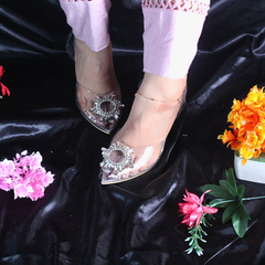 On Your Feets Heels-Transparent Cinderella Heel