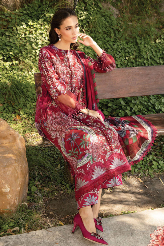 M.Prints By Maria B Unstitched 3 Piece Spring Summer Collection'2025-14-B