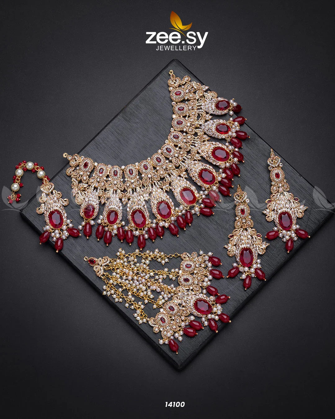 Aroob's Bridal Set - Zeesy Jewellery