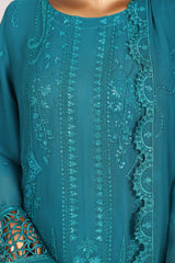Khombi Stitched 3 Piece Luxury Formals Collection'2025-142-Ntg-New Semi