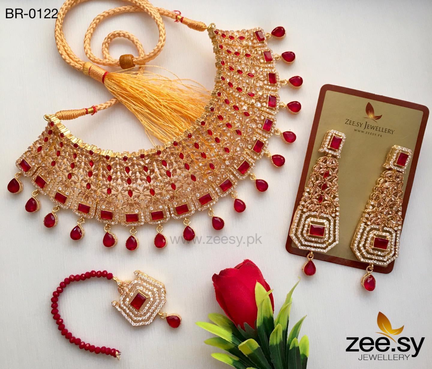 Diamond Bridal-0122 Default Title - Zeesy Jewellery