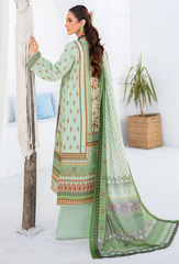 Saira Bano By Humdum Unstitched 3 Piece Emb Lawn Collection'2024