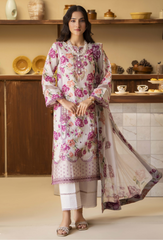 Senora By Humdum Stitched 3 Piece Emb Printed Lawn Collection'2025-D-10