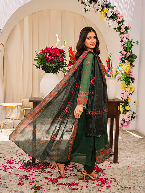 Rang E Bahar By Nazmina Formals Collection'2025-Sapin Élégant (FR-773)