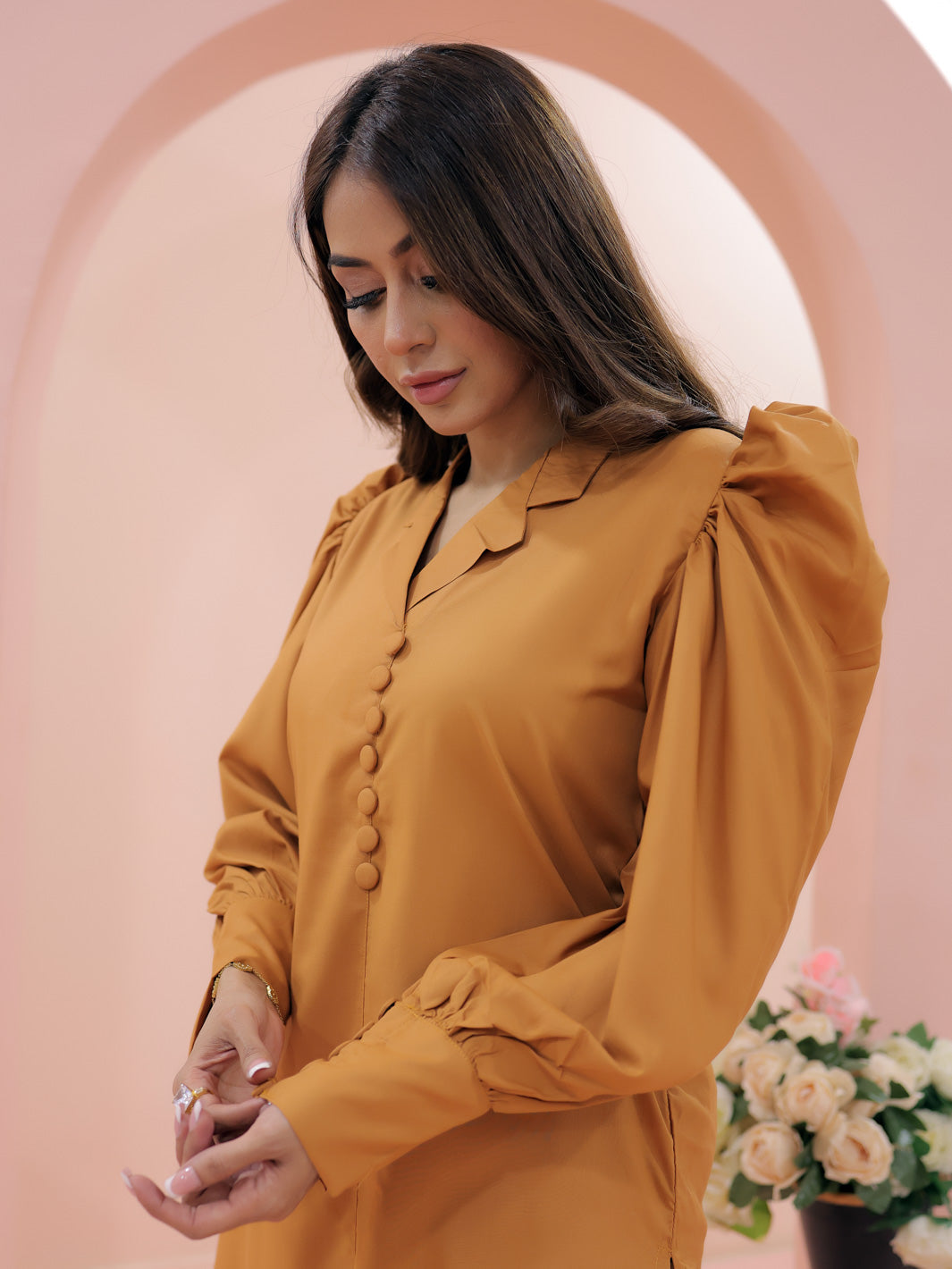 Mustard Arha Co-Ord Set 