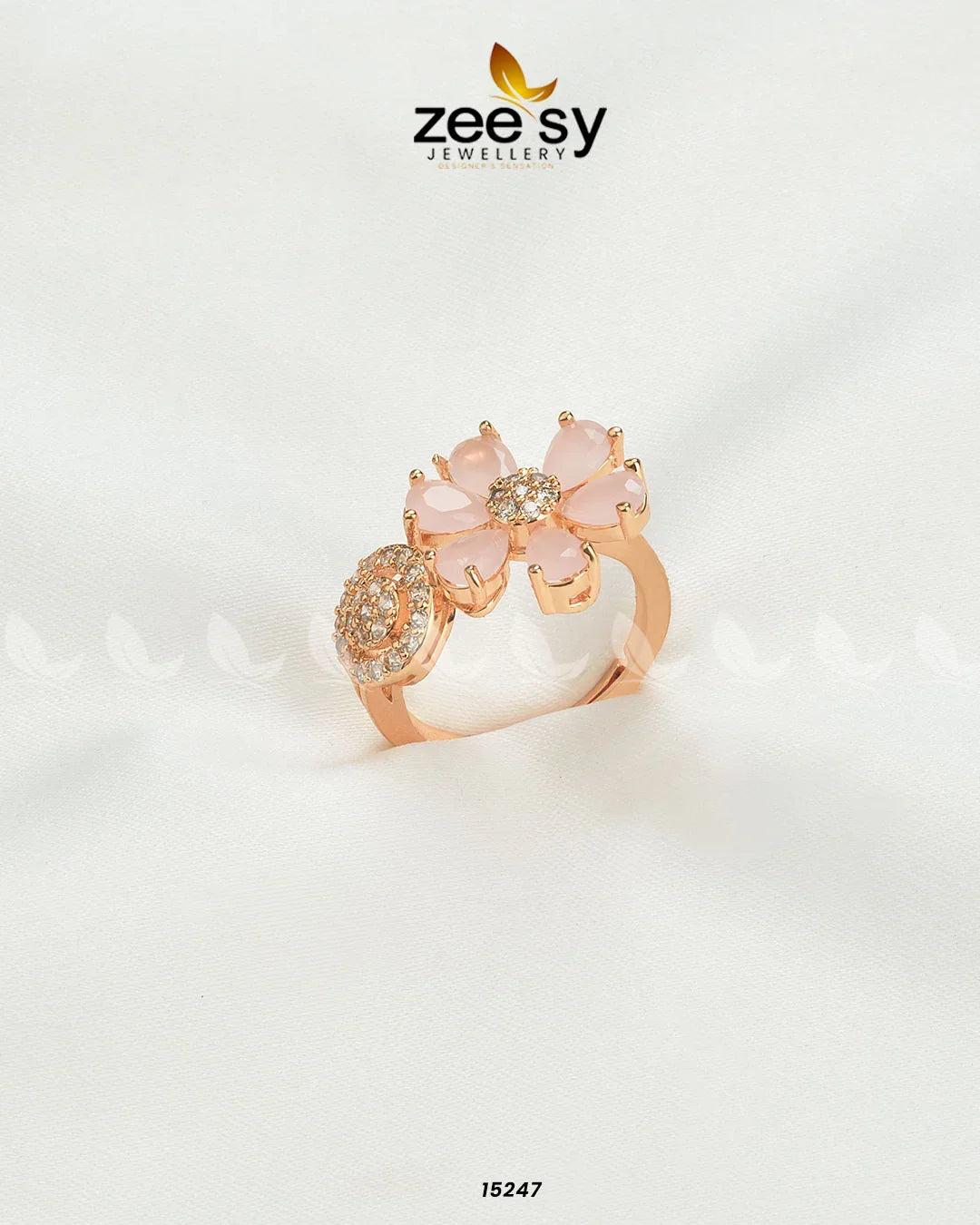 Worthy Ring Mint Pink - Zeesy Jewellery