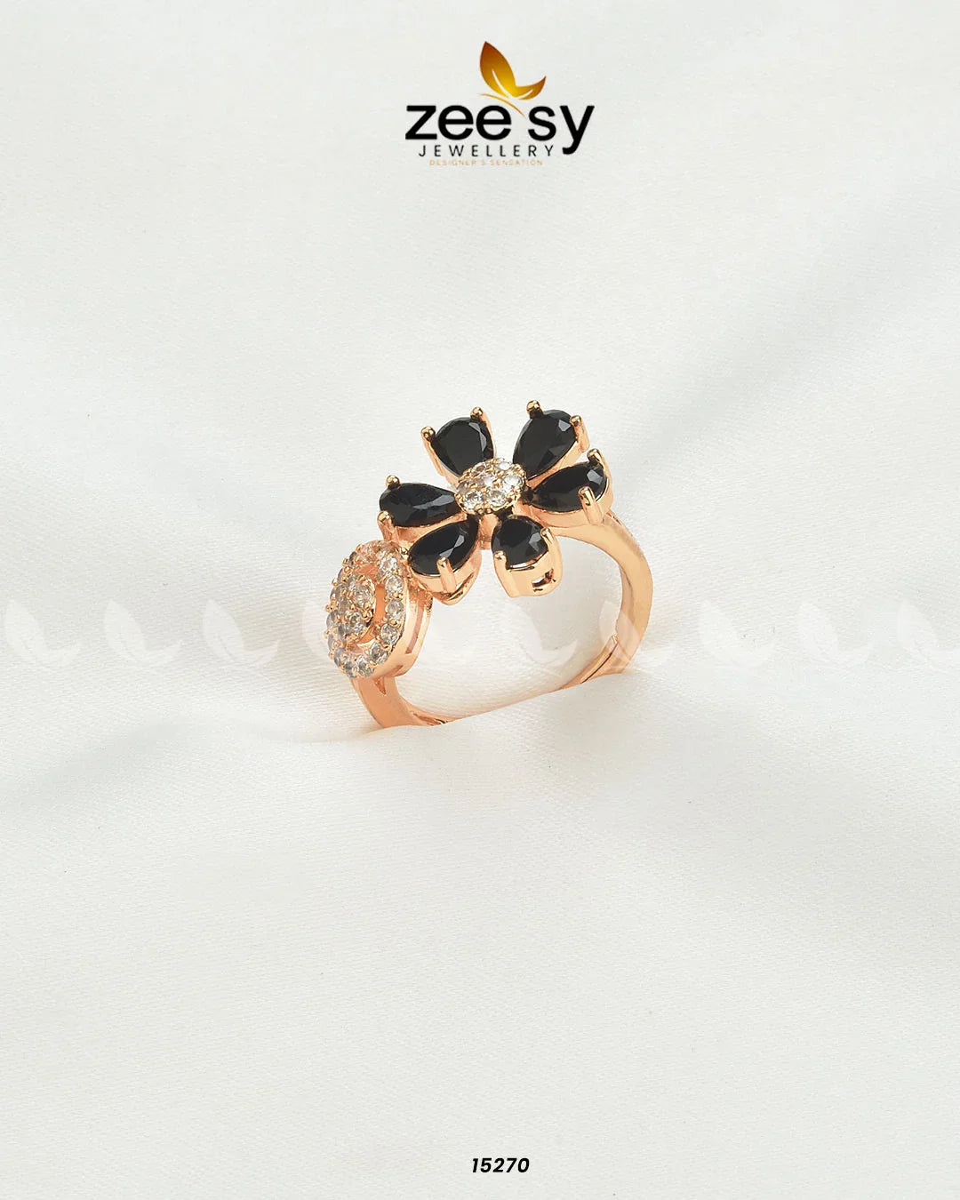 Worthy Ring Black - Zeesy Jewellery