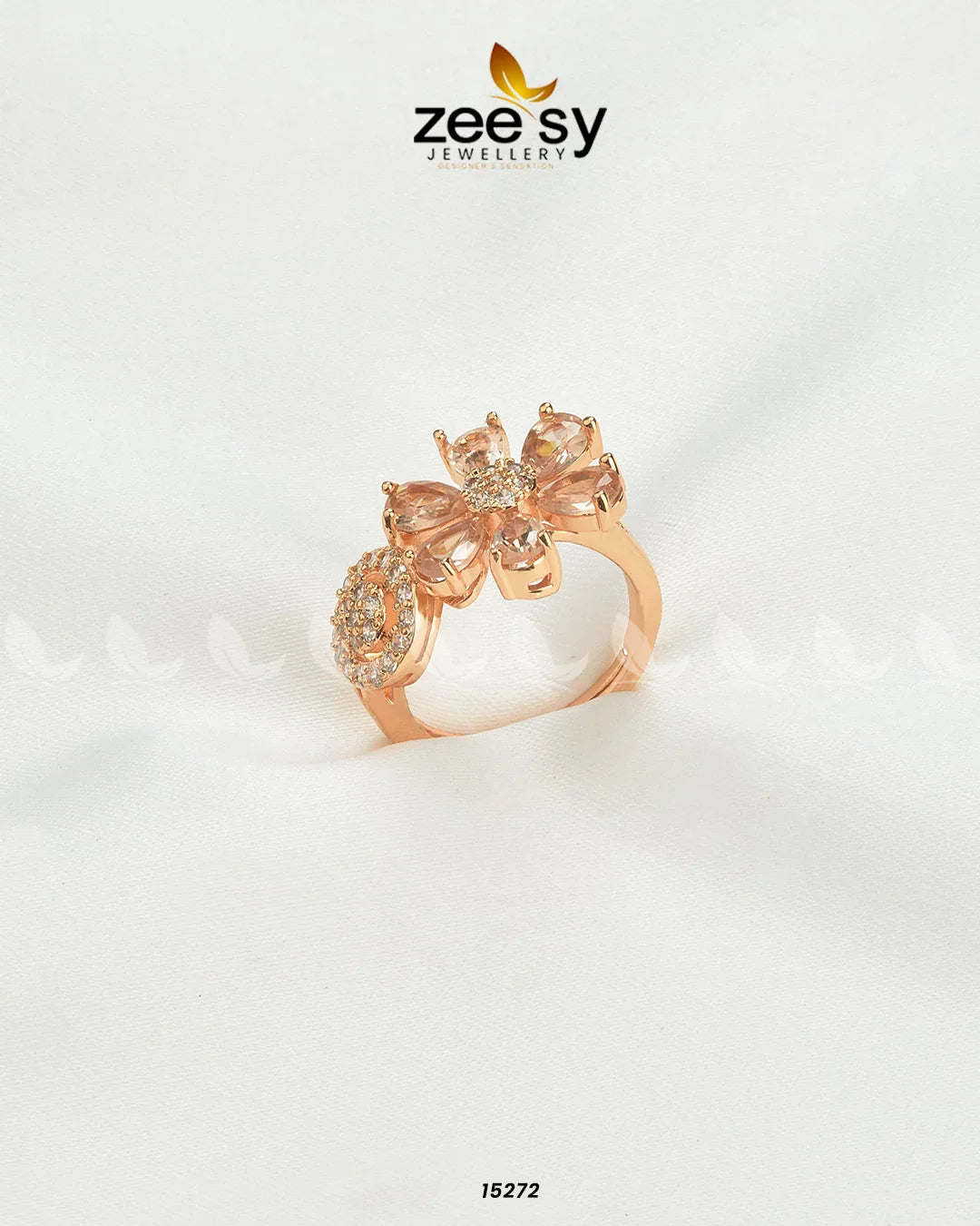 Worthy Ring Champagne - Zeesy Jewellery
