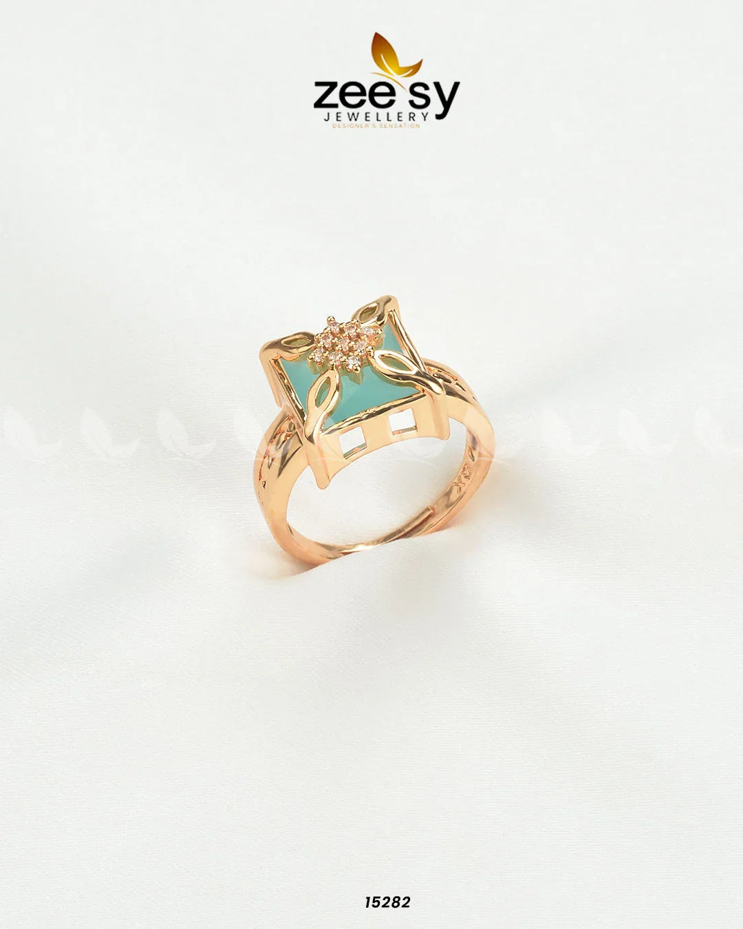 Solstice Ring Mint Green - Zeesy Jewellery