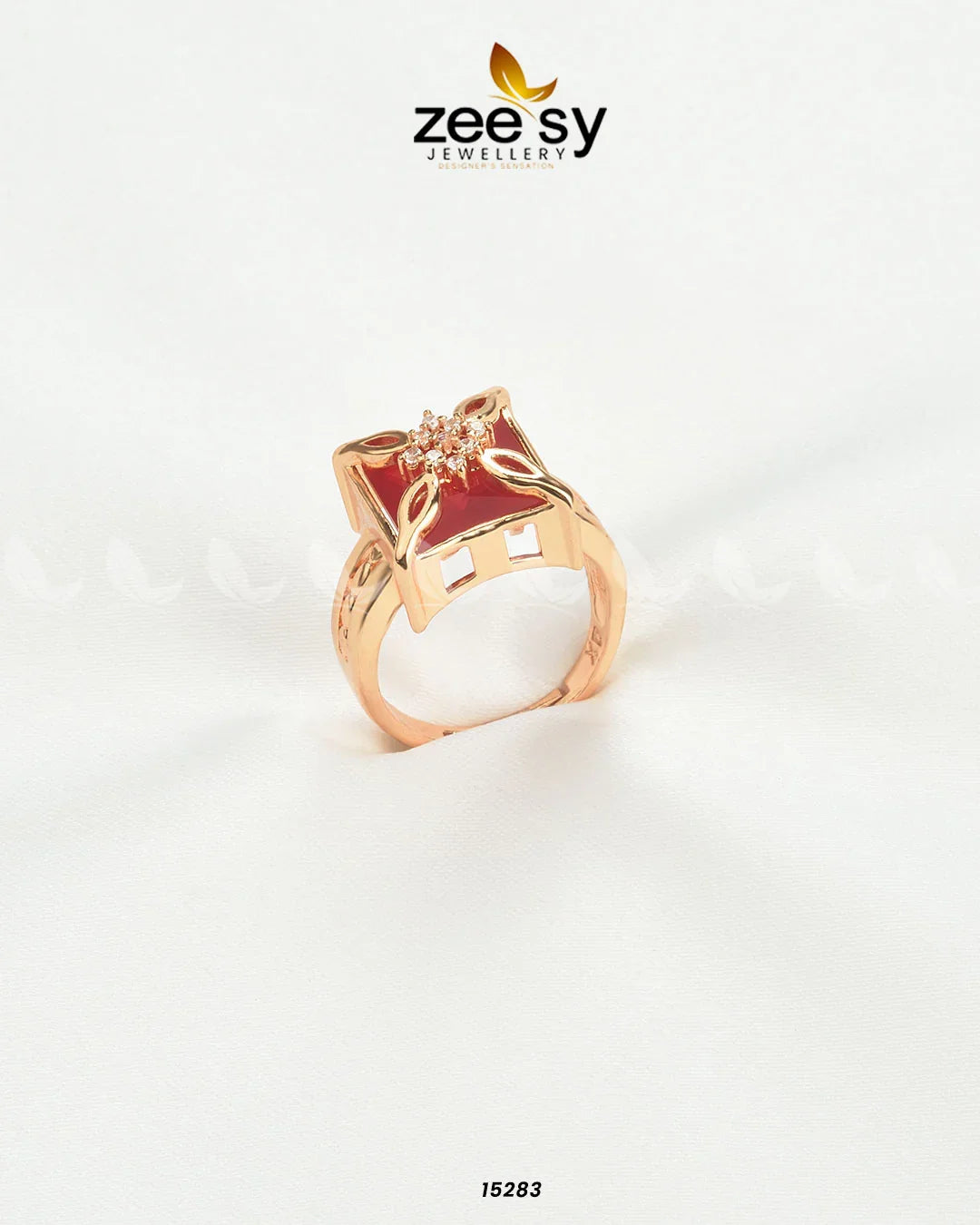 Solstice Ring Red - Zeesy Jewellery