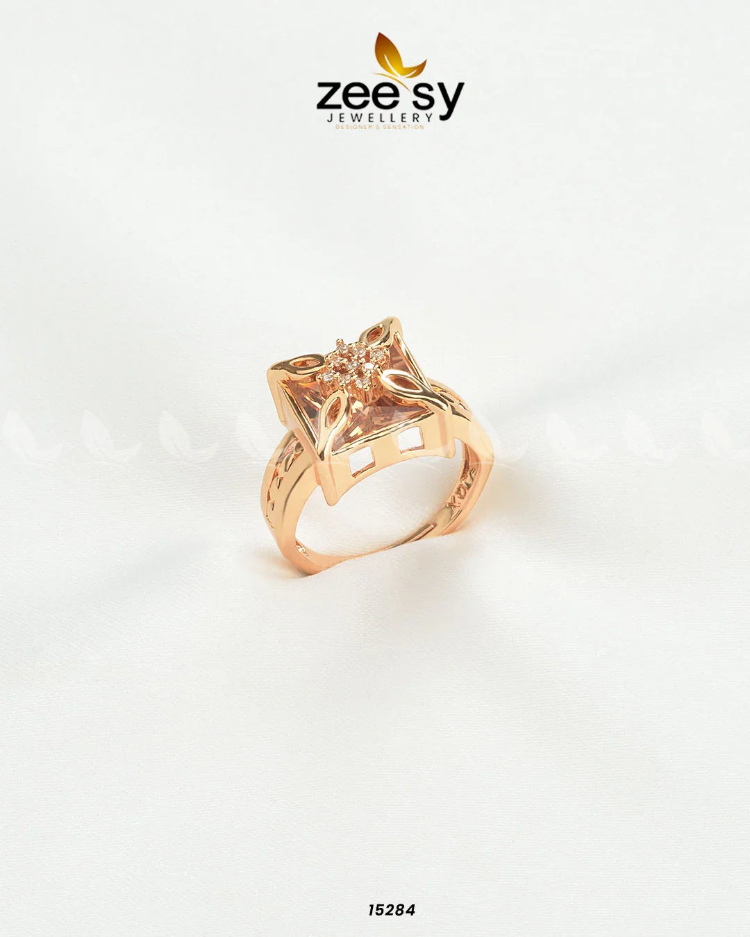 Solstice Ring Champagne - Zeesy Jewellery