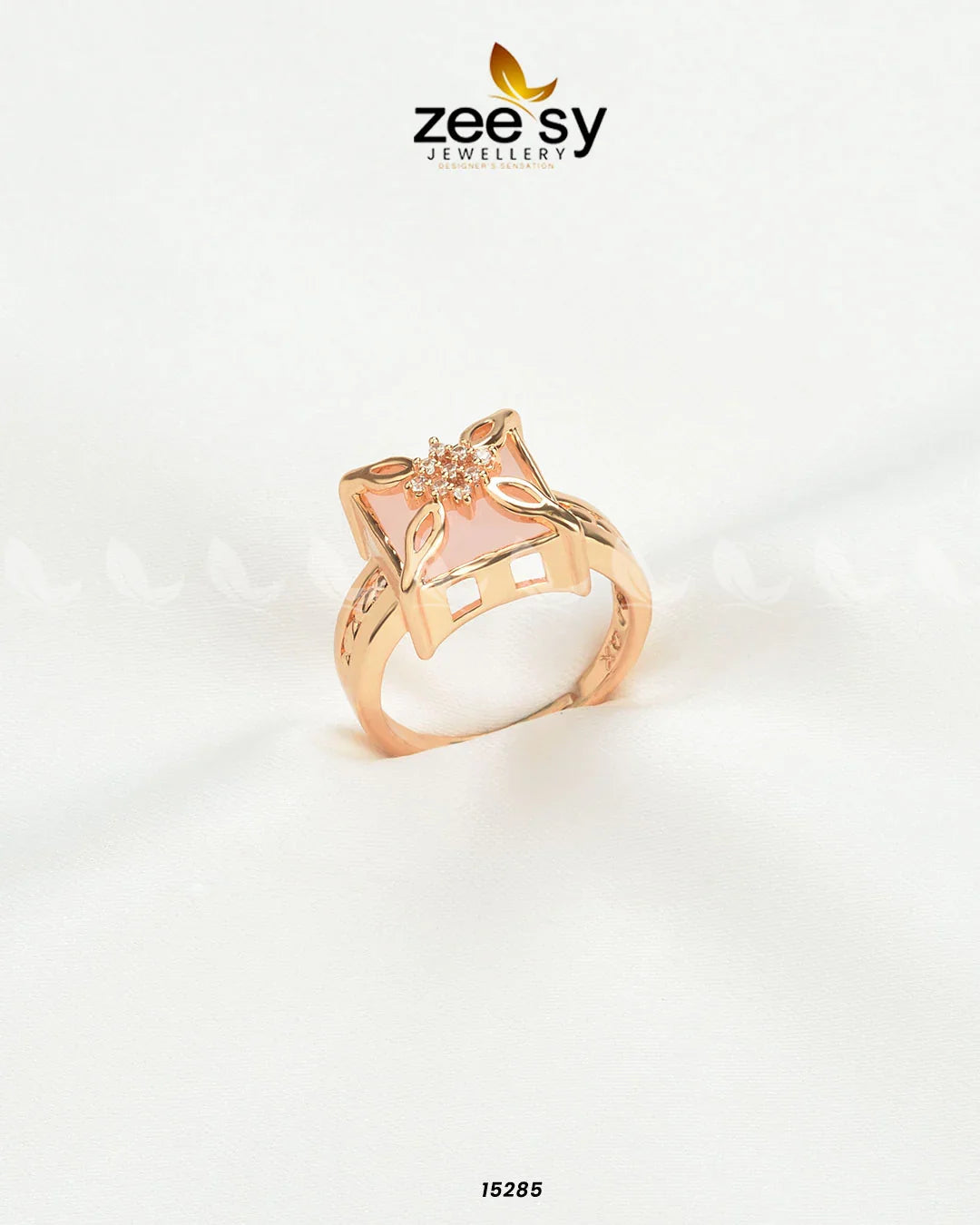 Solstice Ring Pink - Zeesy Jewellery