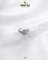 Exclusive Zircon Ring Silver - Zeesy Jewellery
