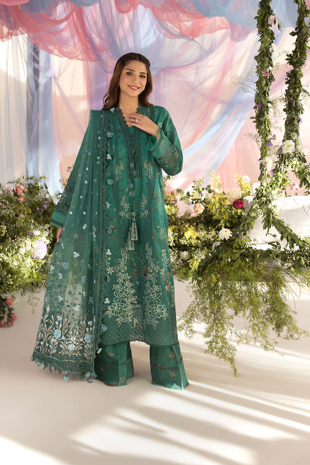 Sobia Nazir Unstitched 3 Piece Luxury Lawn Collection-D-15-B