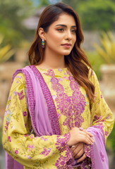 Diva By Humdum Unstitched 3 Piece Emb Karandi Collection'2024